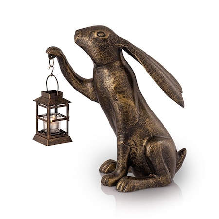 Brillantez 16.50 x 15 x 9 in. Big Bunny Garden Lantern BR2489746